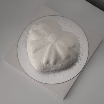 리본 하트 Ribbon heart (white)