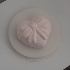 리본 하트 Ribbon heart (pink) 2
