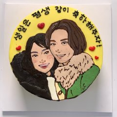 캐리커쳐 케이크 2
