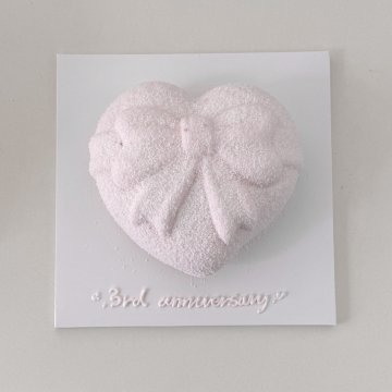 리본 하트 Ribbon heart (pink)