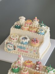 계단형 빈티지 케이크 🎂 2