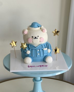 곰돌이 입체케이크