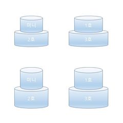 케이크 3단 사이즈 2