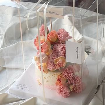 미니부케 케이크