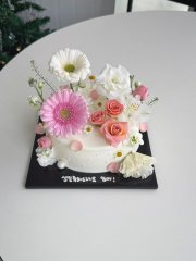생화가득 케이크 1