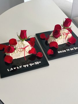 다섯입케이크 (레드장미)