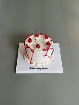 Cherry Ribbon Cake