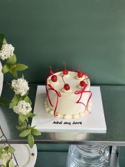 Cherry Ribbon Cake 3