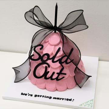 Sold Out 케이크 핑크