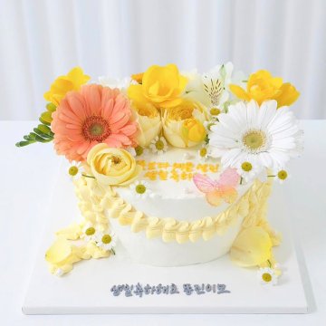 생화케이크