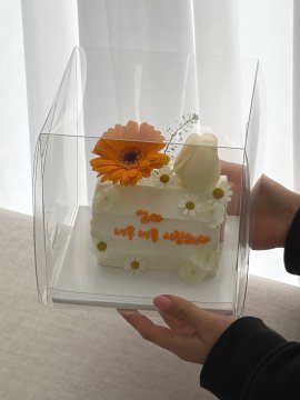 랜덤 생화 롤케이크