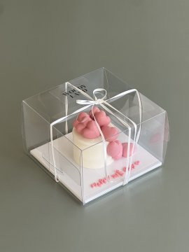 하트 와르르 케이크