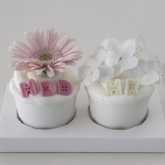 생화컵케이크 flower cupcake 2구/4구 2