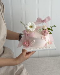 Ribbon Garden Cake 🎀 2