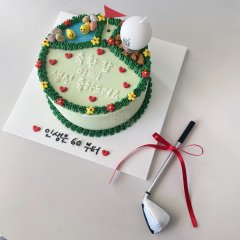 골프장 케이크 1