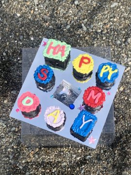 mirror plate cake