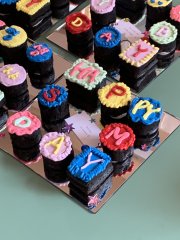 mirror plate cake 6