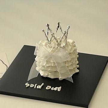 한입 티아라 (쉬폰리본)