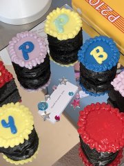 mirror plate cake 11