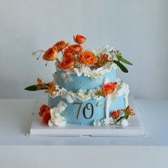 2단 케이크 _ 오렌지 정원 1