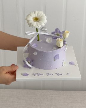 중간생화 케이크