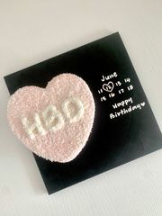코코넛 하트 HBD 디자인 4